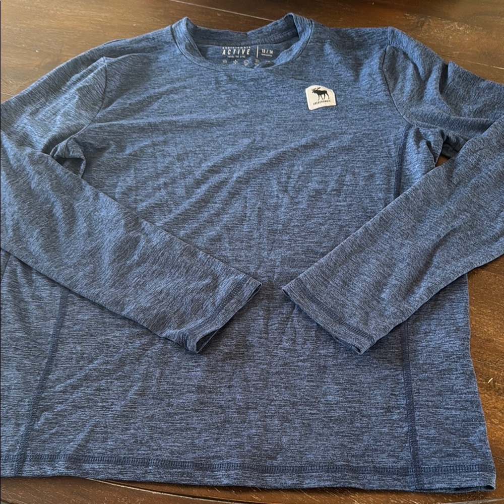Abercrombie & Fitch Blue Long Sleeve Tee